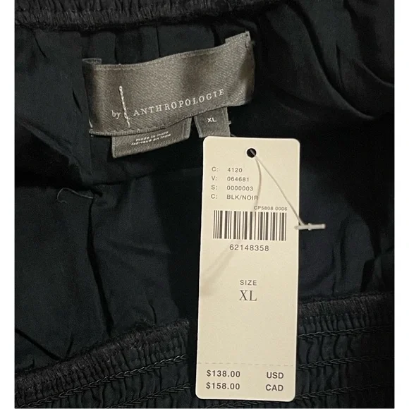 Anthropologie Embroidered Lace Skirt Black NWT Size XL - Picture 9 of 12